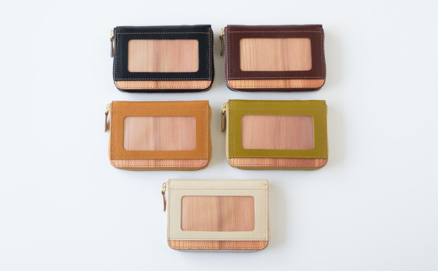 御山杉のパスケース